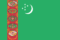 Turkmenistan flag